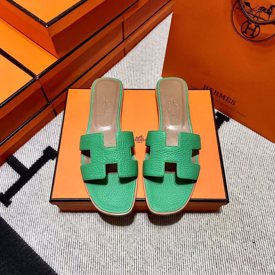 에르메스 올수공 오란 슬리퍼 샌들 토고 35